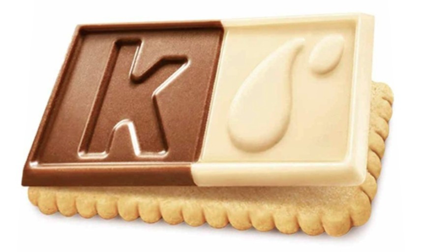 Kinder DUO  kruche ciasteczka z czekoladą 150g.